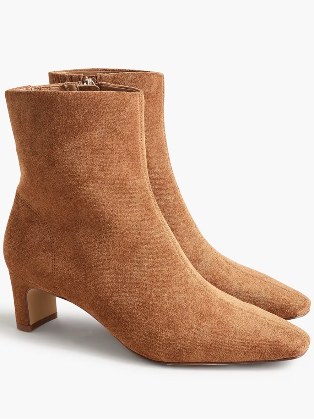 J. CREW Emmie Sueded snip-toe booties in Tan Size 8 1/2 M $220 NWOB CL406
